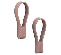 ZONE DENMARK - Loop Magnet - lot de 2 sangles magnétiques - porte-torchons, porte-serviettes en silicone & aimants puissants - accroche sur tout - facile à̀ installer et retirer - peach red (rouge)