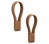 Zone Denmark Porte-serviette magnétique Loop. lot de 2 Terracotta
