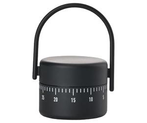 Zone Denmark Minuteur de Cuisine Simple en métal Noir