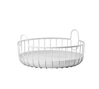 Zone Denmark Panier de rangement en métal Inu Soft Grey 38x18 cm
