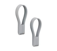 Zone Denmark Porte-serviettes magnétique Loop. Lot de 2 Gull grey