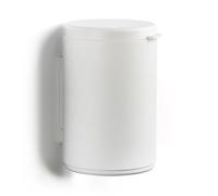 Poubelle de salle de bain RIM 3,3 l, montage mural, blanc, aluminium, Zone Danemark