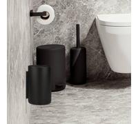Zone Denmark rangement de papier toilette suspendu mural design noir pour 2 rouleaux