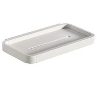 Zone Denmark Étagère de douche basse RIM Aluminium 11 x 22 cm Blanc