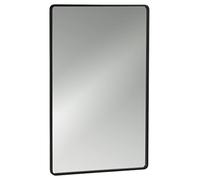 ZONE DENMARK Rim Miroir Mural, 70 x 44 x 2,5 cm, Noir