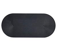 Zone Denmark Rocks Tapis de bar antidérapant pour cocktail Noir 34 x 15 cm