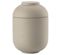 Zone Denmark Bocal avec couvercle Sensu Ø6.5x9 cm Taupe