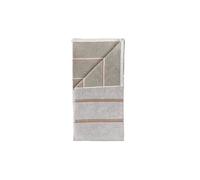 Zone Denmark Serviette de sauna Soft grey-eucalyptus-terracotta. 70x140 cm