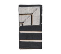 Zone Denmark Serviette de sauna Black-soft grey-camel. 50x100 cm