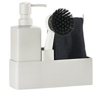 Zone Denmark Kit vaisselle 4 pièces céramique/silicone gris clair