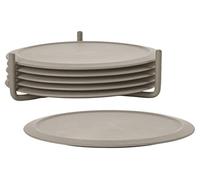 Zone Denmark Dessous de verre avec support Singles. lot de 6 Taupe