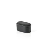 Zone Denmark Singles Dishwashing Station with Sponge, Kitchen Sink Caddy with Built-in Soap Dispenser, L 16.9 cm W 8.9 cm H 7.8 cm, Black