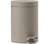Zone Denmark Solo, 3 l, Rond, Acier, Gris clair, Pédale, 17 cm