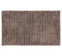ZONE DENMARK Tiles Tapis de Bain en Coton Taupe 80 x 50 cm
