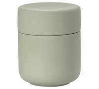 Zone Denmark Boîte de rangement en céramique avec couvercle Ume – Ø 8,3 cm H 10,3 cm Vert Eucalyptus