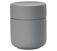 Zone Denmark Ume Boîte de rangement en céramique avec couvercle Gris Diamètre 8,3 cm Hauteur 10,3 cm