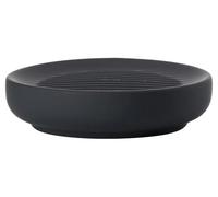 Porte-savon UME 12 cm, noir, céramique, Zone Denmark