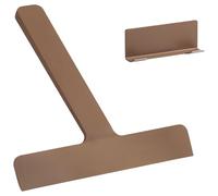 Zone Denmark Ume raclette de Douche avec Support, raclette de Douche en Silicone, Nettoyeur de vitres, 24 x 22 x 2,2 cm, Terracotta