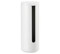 Zone Denmark Ume Rangement de Papier Toilette Mural, Porte-Papier Toilette sur Pied en Aluminium, Accessoire de Salle de Bain Pratique et élégant, diam. 15 cm, Hauteur 40,5 cm, Blanc