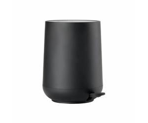 ZONE Seau à pédale NOVA noir plastique avec soft-touch env. 5 L | ZO-352045