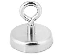 Zonfer 4lbs Pulling Ronde Aimant Néodyme, Année Magnétique Super Néodyme Pêche Aimant