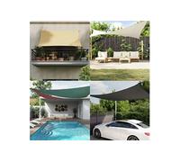 Zonnescherm rechthoekig 2x5 m oxford stof beige135149