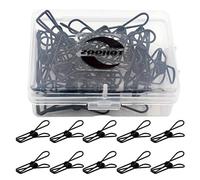 Zoohot paquet de 25 petit noir métal pince dessin - clips utilitaires polyvalents