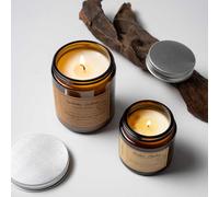 Zooly Bougie parfumée en pot en verre avec couvercle argenté - Bobby's Flower Shop, 200 g, 1 pièce