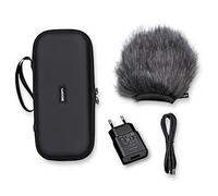 ZOOM APH-6st Kit d'accessoires pour enregistreur portable H6studio - Étui rembourré, protection contre le vent en fourrure synthétique et bloc d'alimentation USB-C pour enregistrement audio mobile de