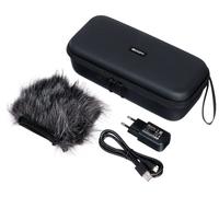 Zoom Pack d'accessoires APH-6st H6Studio – Étui rembourré, pare-vent fourrure synth., bloc USB-C