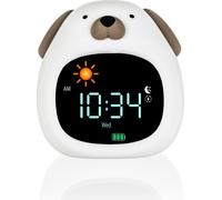 ZOPA Réveil silicone pour enfants avec veilleuse et musique, Dog