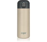 Zopa Thermo Bottle bouteille isotherme avec paille Cookie Beige 400 ml