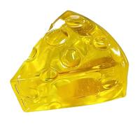 ZoraYorce Presse à fromage - 7 cm, tranche de fromage souple, décoration de | Presse-fromage beurre de sel souple TPR décoration de bureau anti-stress portable mini taille cadeau créatif