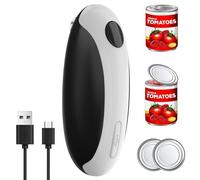 ZORESCOLEO Ouvre-boîte électrique portable rechargeable automatique ouvre-bocal outil de cuisine ouvre-bocal accessoires de cuisine