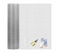 Zorplymnac Grillage Inox , Disponible En Différentes Tailles Soudage Grille Anti Rongeur Filet pour volailles destiné à protéger les légumes du jardin,10mm*5m