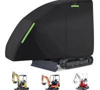 ZORQ Housse pour Mini Pelle Compatible avec Hyundai HX10A 2019-pr | Housse de Protection pour Mini Excavatrice, Housse de Protection Complète, Rangement Extérieur