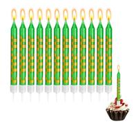 ZORTVUL 12Pcs Bougies D'Anniversaire Sur Le Thème, Bougies D'Anniversaire L'Anniversaire Les Décorations De Gâteaux Les Cadeaux La Fête Prénatale Les Enfants Les Garçons(C)