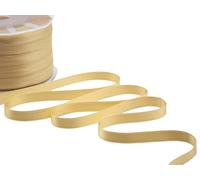 Zorzetto s.r.l. Furlanis - Ruban Satin Double Face, Tissu Italien - Jaune Or, 10 mm x 100 m