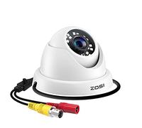 ZOSI 1080p 2.0MP Caméra de Surveillance en Dôme Objectif 3.6mm Haute Résolution 1920TVL Vision Nocturne 80ft (24m)-Uniquement pour Le TVI Système de Surveillance CCTV