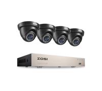 ZOSI 1080P Kit Caméra Surveillance IP66 8CH 5MPLite Enregistreur DVR No HDD | Détection IA Véhicule & Personne, Accès à Distance, Détection de Mouvement, Enregistrement 24/7, Compatible Caméra 720p/1080p