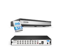 ZOSI 16CH 4-en-1 1080P DVR Enregistreur Vidéo Numérique 4TB HDD Intégré