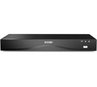 ZOSI 16CH 4K NVR PoE Fonctionne avec Toutes Les Caméras PoE de la même Marque, Extensible Jusqu’à 32CH, Détection de Personne/Véhicule avec Notification Push sans Disque Dur