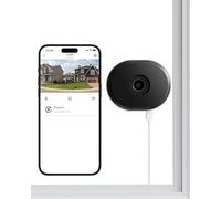 ZOSI 2K C680 Caméra Fenêtre Anti Reflet Surveillance Sécurité WiFi 2.4/5GHz | Surveillez l'Extérieur par la Vitre, Sans Perçage, Vision Nocturne en Couleur, Détection IA, Stockage Cloud/Carte Mémoire