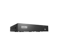 ZOSI 4K 8MP 8CH NVR PoE Enregistreur Vidéo Numérique sans Disque Dur | Détection IA des Personnes/Véhicules, Alerte Instantanée et Accès à distance, Fonctionne avec Notre Caméra IP de 2MP à 8MP
