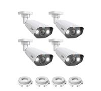ZOSI Pack 4 Caméra Surveillance Extérieure PoE 8 MP pour NVR de Même Marque