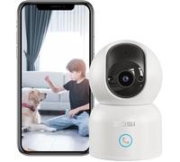 ZOSI C518 H.265+ 2K Caméra de Surveillance WiFi, 2,4G / 5G Caméra IP Intérieure Pan 360° Tilt 108°, Détection et Suivi de Personne