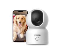 ZOSI C518 H.265+ 2K Caméra de Surveillance WiFi IP Intérieure 2,4G / 5G | Pan 355° et Tilt 108°, Détection et Suivi de Personne, Appel en Un Clic, Audio Bidirectionnel, Stockage Local ou sur Cloud