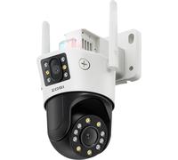 ZOSI Caméra de sécurité WiFi PTZ, résolution 8MP, technologie à double objectif, C298 Pro