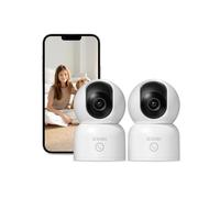 ZOSI Caméra WiFi Intérieure 2MP 360°, Suivi Automatique, Appel en Un Clic | Caméra WiFi intérieure 2MP PT 360°, suivi automatique, appel 1 clic, audio bidirectionnel, détection IA, stockage carte/cloud