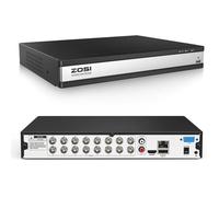 ZOSI DVR 16CH 2MP 1080P H.265+ Enregistreur Vidéo pour Sécurité Domestique Accès à Distance, Détection IA, Disque Dur Non Inclus